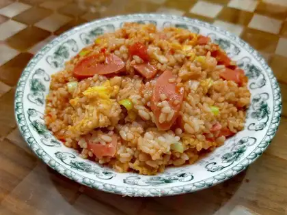 Tomato egg rice