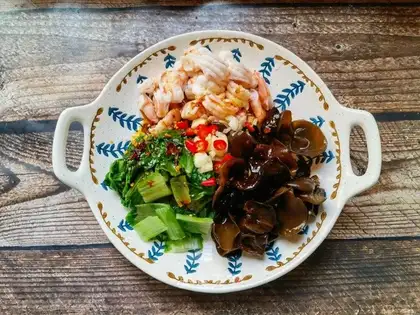 Shrimp veggie