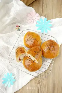 Raspberry jam bread