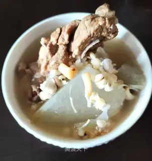 Tofu rice broth