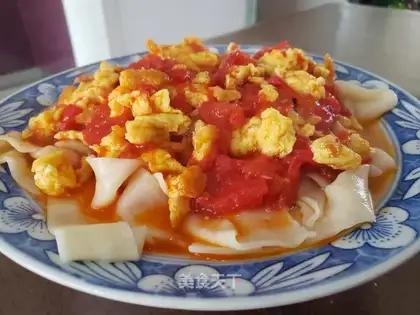 Tomato eggs for noodles