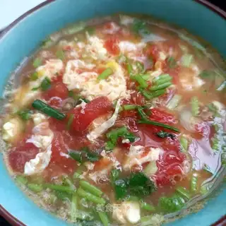 Potatoe and egg soup