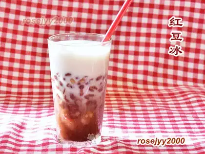 Old red bean ice