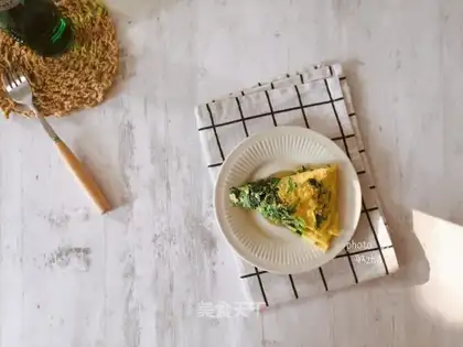 Spinach baked eggs