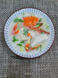 Skinfish crab congee