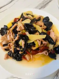 Pepper duck intestines