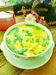 Egg soup