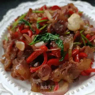 Paprika fried hooves
