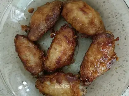 Air-cooked chicken wings