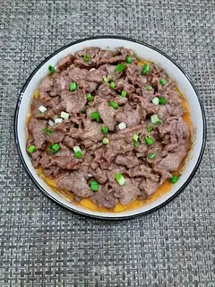 Pumpkin steam beef