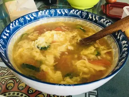 Tomato egg soup
