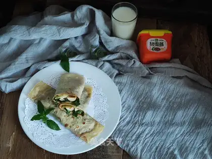 Soybean and slag burrito