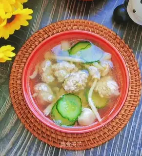 cucumber meatball soup