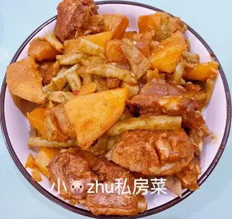 Potato-fruit ribs