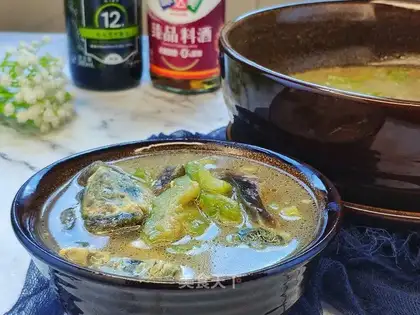 Suffering melon omelet soup