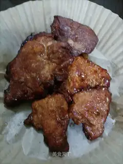 Air-cooked pork and plum