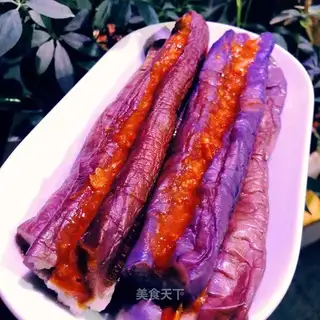 Garlic eggplant
