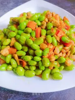 Bean fried meat