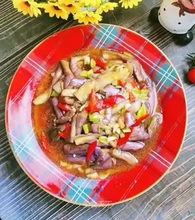 Pepper and eggplant