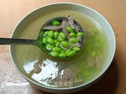 Skinny green bean liver soup