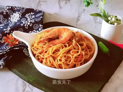 Three fresh noodles