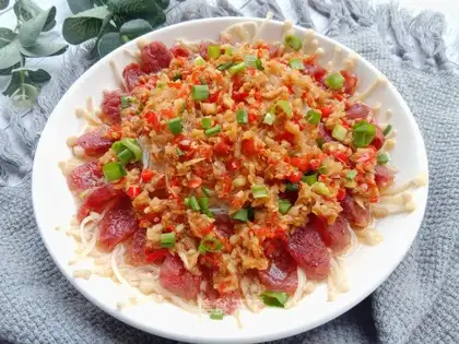 Garlic sausage steam fans