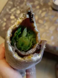 A rye burrito