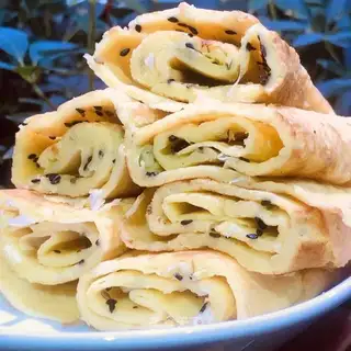 Onion omelet
