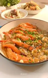 A little seafood