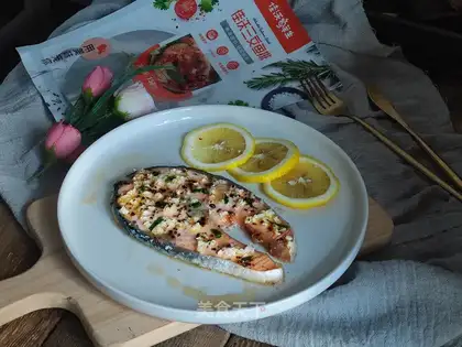 Garlic salmon