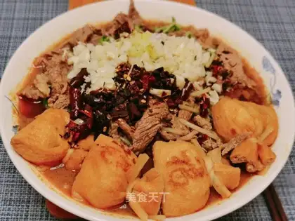 Boiled beef chips