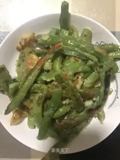 Home-cooked bean hornfish