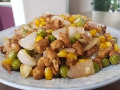 Peas and corn