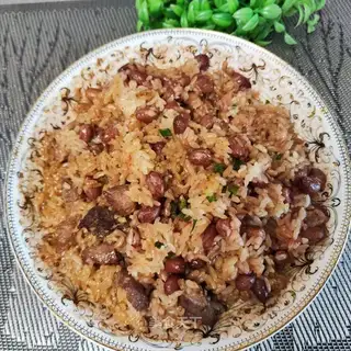 Skinny peanut rice