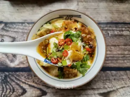 Homemade tofu brain