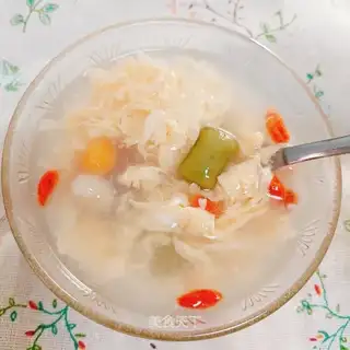 Potato omelet soup