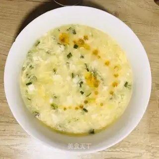 cucumber tofu egg soup