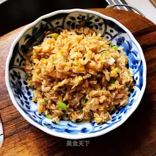 Onion egg fried rice