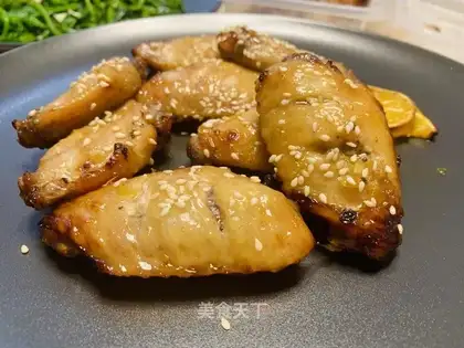 Orange chicken wings