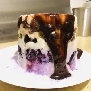 Milk and ice