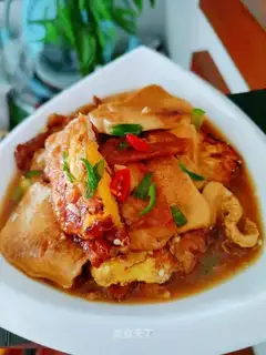 Tofu fried eggs