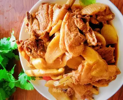 Ginger fried duck