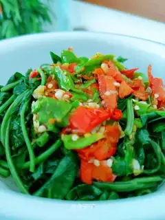 Hot peppers and cabbage