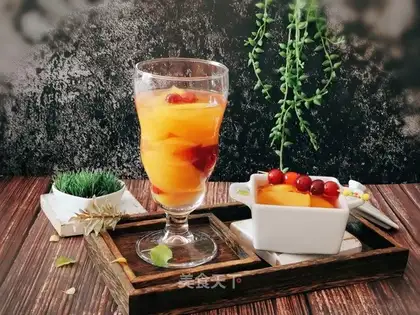 Peach and sugar