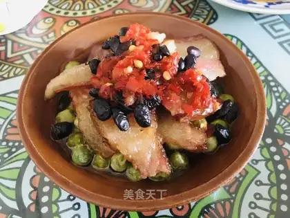 Steam peas