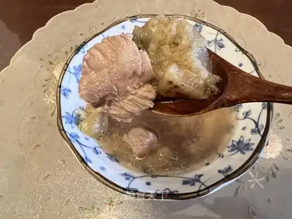 Frozen bouquet soup