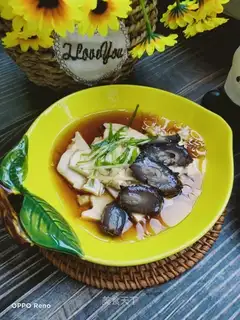 Tofu with oil