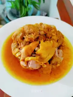 Salt chicken leg