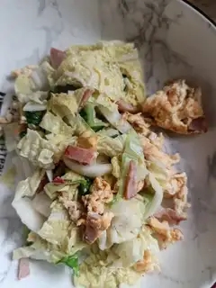 Eggs and vegetables