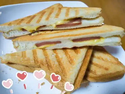 Cheese ham sandwich